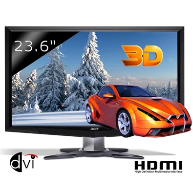 Acer 23,5" GD245HQbid LCD 3D gamer monitor