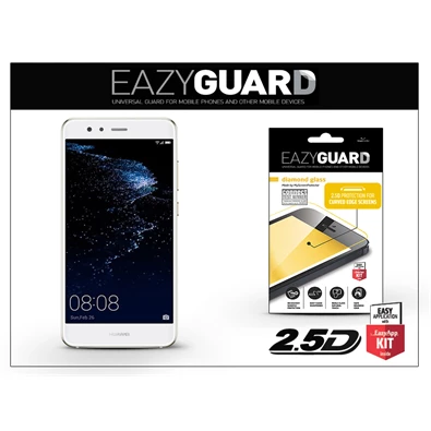 EazyGuard LA-1164 Huawei P10 Lite fehér 2.5D üveg kijelzővédő fólia