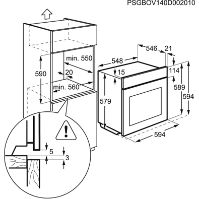 Electrolux EOB8857AOX beépíthető sütő