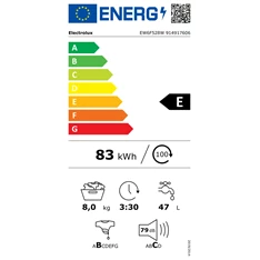 Electrolux EW6F528W elöltöltős mosógép