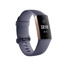 Fitbit FB409RGGY-EU Charge 3 rózsaarany/kékesszürke aktivitásmérő karpánt