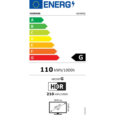 Hisense 65" 65U8HQ 4K Smart Mini-LED ULED TV Hisense 65" 65U8HQ 4K Smart Mini-LED ULED TV