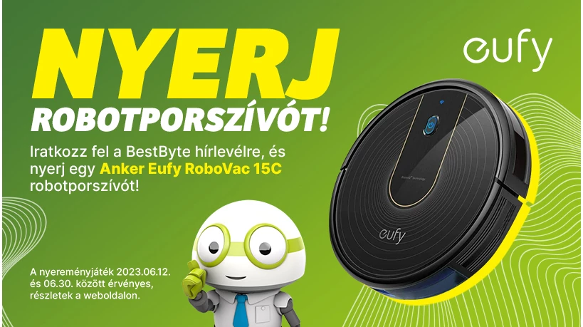 Iratkozz fel és nyerj robotporszívót!