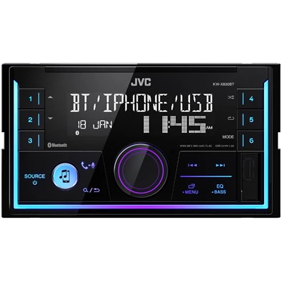 JVC KW-X830BT 2DIN Bluetooth/USB/AUX autóhifi fejegység