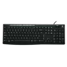 Logitech K200 USB fekete OEM HUN multimedia billentyűzet