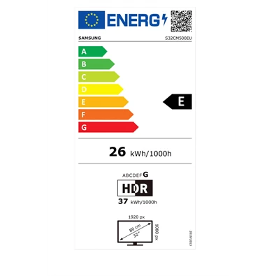 Samsung 32" LS32CM500EUXDU FHD HDMI Smart monitor