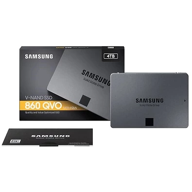 Samsung 4000GB SATA3 2,5" 860 QVO (MZ-76Q4T0BW) SSD