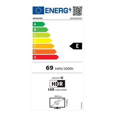 Samsung 65" QE65Q60DAUXXH 4K UHD Smart QLED TV Samsung 65" QE65Q60DAUXXH 4K UHD Smart QLED TV