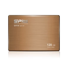 Silicon Power 120GB Velox V70 SSD SATA III 2,5"  SSD winchester + 3,5" beépítő keret