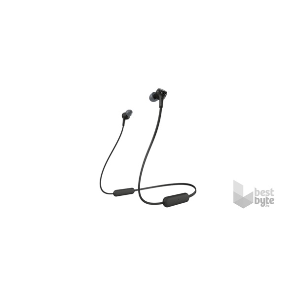 Sony WIXB400B Bluetooth fekete fülhallgató headset