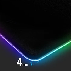 Spirit of Gamer Large fekete RGB LED világító gamer egérpad Spirit of Gamer Large fekete RGB LED világító gamer egérpad