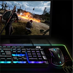 Spirit of Gamer Large fekete RGB LED világító gamer egérpad Spirit of Gamer Large fekete RGB LED világító gamer egérpad