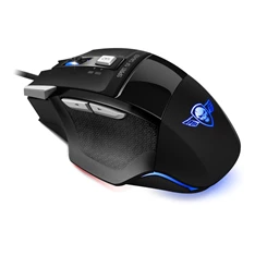 Spirit of Gamer PRO-M8 Light Edition 3500DPI fekete gamer egér