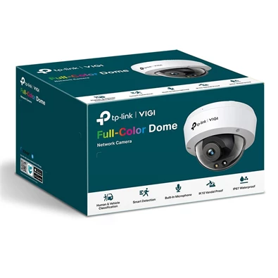 TP-Link VIGI C250(2.8mm) /Kültéri/5MP/2,8mm/IR/LED30m/FullColor/IK10/Smart/ Duál megvilágítású IP dóm kamera TP-Link VIGI C250(2.8mm) /Kültéri/5MP/2,8mm/IR/LED30m/FullColor/IK10/Smart/ Duál megvilágítású IP dóm kamera