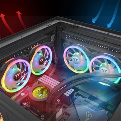 Thermaltake SWAFAN 12 (3-Fan Pack) rendszerhűtő ventilátor fehér