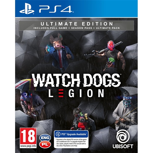 UBISOFT Watch Dogs Legion Ultimate Edition PS4/PS5 játékszoftver