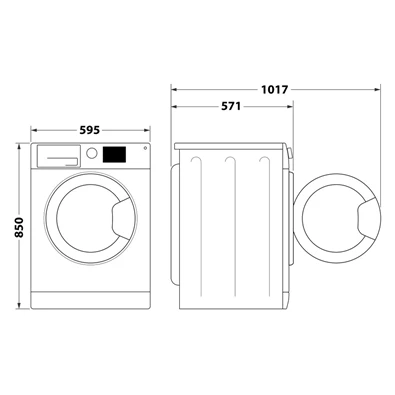 Whripool FFB 7259 WV EE 7 kg elöltöltős mosógép